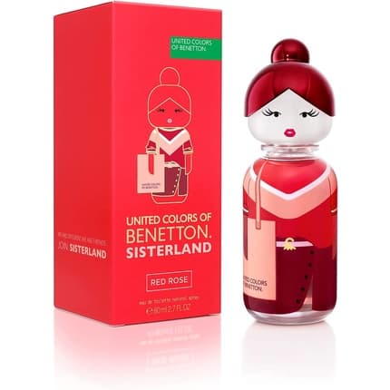 Benetton Red Rose Eau de Toilette (EDT) Mixte 80ml
