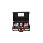 MYA Travel Fashion Gold Professional Makeup Case Set 24 Eyeshadows 4 Lipsticks Blush - Maison des fragrances