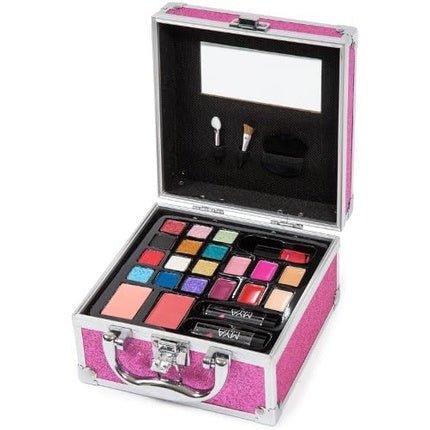 MYA Travel Professional Makeup Case with Shadows, Blush, Lipstick, Brushes - Maison des fragrances