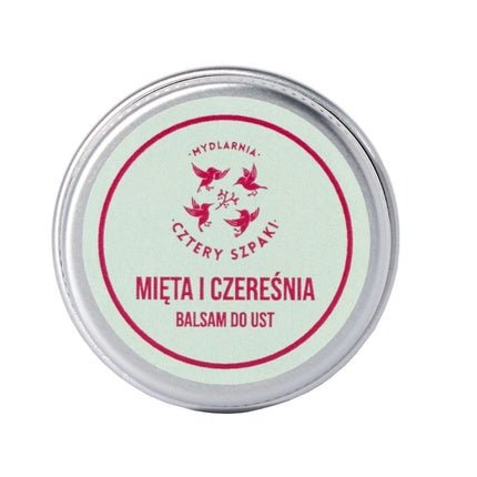 Mydlarnia Cztery Szpaki Lip Balm Mint And Cherry 15ml - Maison des fragrances