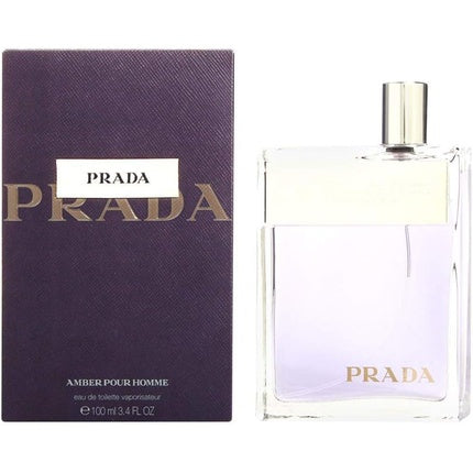 Prada Pour Homme Eau De Toilette Spray 100ml/3.4oz Amber Prada