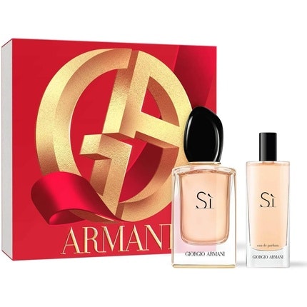 Giorgio Armani Si Eau de Parfum Coffret 2023 50ml Eau de parfum  and 15ml Travel Spray Giorgio Armani