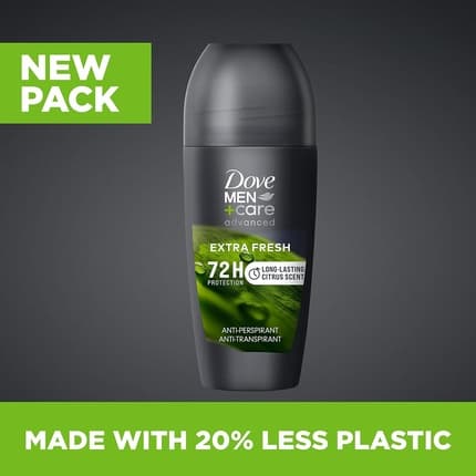 Dove Advanced Extra Fresh Antiperspirant Deodorant Roll On Citrus Déodorant (Déo) Homme 50ml