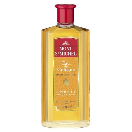 Mont St Michel Eau de Cologne with Genuine Amber 500ml Bottle Mont Saint Michel