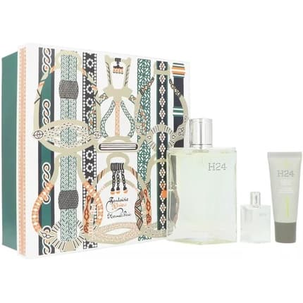 Hermès Hermes H24 Gift Set & s + Face Moisturizer - Brand New Eau de Toilette 100ml Unisexe