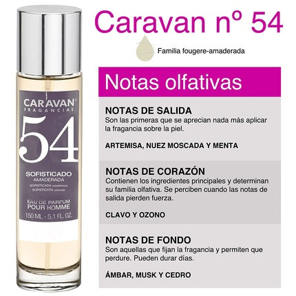 CARAVAN FRAGANCIAS No. 54 Eau de Parfum Spray for Men 150ml Caravan Fragancias