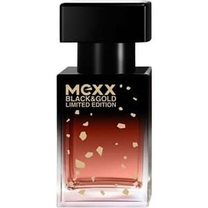 Mexx Black & Gold Limited Edition Woman Sensual Floral Fragrance Eau de Toilette (EDT) Mixte 15ml