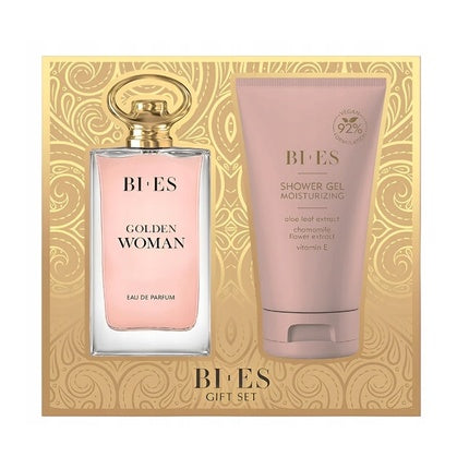 Bi Es Bi-Es Golden Woman Gift Set - & Shower Gel Eau de Parfum 90ml pour femme