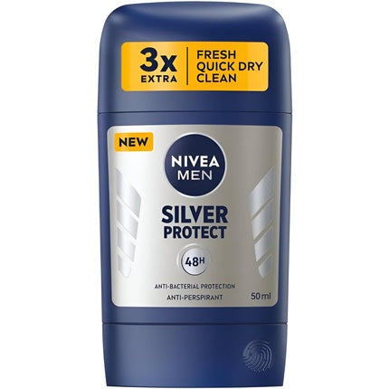 NIVEA MEN Stick Body Silver Protect Antiperspirant Deodorant 48h 50ml Nivea