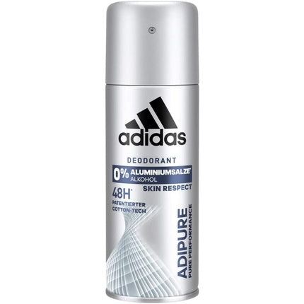 Adidas Adipure Deodorant Spray for Men 150ml Aluminum and Alcohol Free adidas