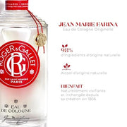 Roger & Gallet Eau De Cologne Spray For Men & Women Jean Marie Farina 500ml 16.9 fl Oz Bottle