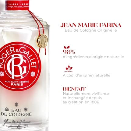 Roger & Gallet Eau De Cologne Spray For Men & Women Jean Marie Farina 500ml 16.9 fl Oz Bottle