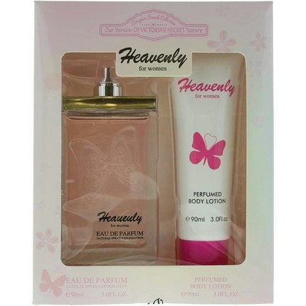 Designer French Collection Heavenly Eau De Parfum 2 Piece Gift Set 90ml Maison des fragrances