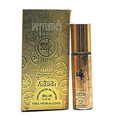 Nabeel 24k Gold Roll On Perfume 6ml - Maison des fragrances