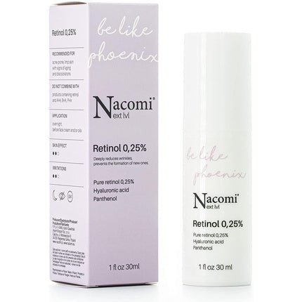Nacomi Next Level Be Like Phoenix Retinol 0.25% 30ml - Maison des fragrances