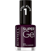 Nail polish Rimmel London Super Gel Plum Pudding Nº 064 12ml - Maison des fragrances
