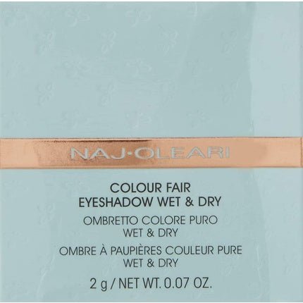 NAJ - OLEARI Colour Fair Eyeshadow Wet & Dry Makeup for Face 21 Matte Black - Maison des fragrances