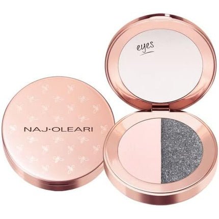 Naj Oleari Eyeshadow Duo Intense Color 01 Brown and Gold - Maison des fragrances