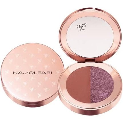 Naj Oleari Eyeshadow Duo Intense Color 02 Chestnut and Plum - Maison des fragrances