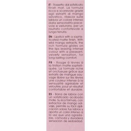 NAJ - OLEARI Forever Matte Lipstick Makeup Face Woman 11 Cashmere Pink - Maison des fragrances