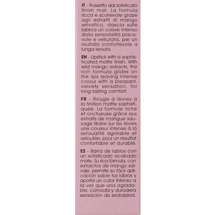 NAJ - OLEARI Forever Matte Lipstick Makeup for Face Woman 08 Ancient Pink - Maison des fragrances