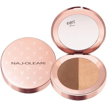 Naj Oleari Intense Color Eyeshadow Duo 03 Pink and Silver - Maison des fragrances
