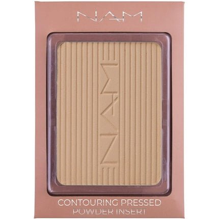 NAM Makeup Contouring Pressed Powder Insert in a Blister NR 2 Naked 10g Medium Beige 0.35 Ounce - Maison des fragrances