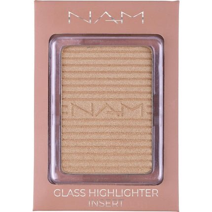 NAM Makeup Glass Highlighter Insert in a Blister NR 2 Neutral Light 6g 0.21 Ounce - Maison des fragrances