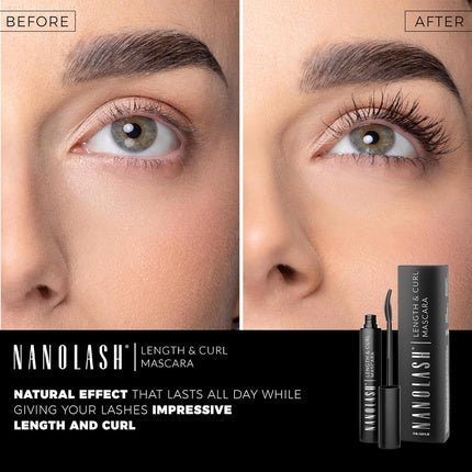Nanolash Length & Curl Mascara Lengthening And Curling Eyelash Mascara 10ml - Maison des fragrances
