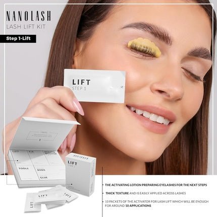 Nanolash Step 1 Lift 10 Sachets Lash Lift and Lamination Activator - Maison des fragrances