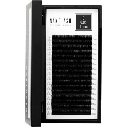 Nanolash Volume Lashes False Lashes for Professional Eyelash Extensions Volume Eyelash Extensions 11mm 0.05 D - Maison des fragrances