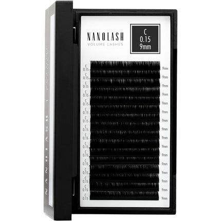 Nanolash Volume Lashes False Lashes for Professional Eyelash Extensions Volume Eyelash Extensions 9mm 0.15 C - Maison des fragrances
