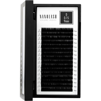 Nanolash Volume Lashes False Lashes for Professional Eyelash Extensions Volume Eyelash Extensions 9mm 0.15 D - Maison des fragrances