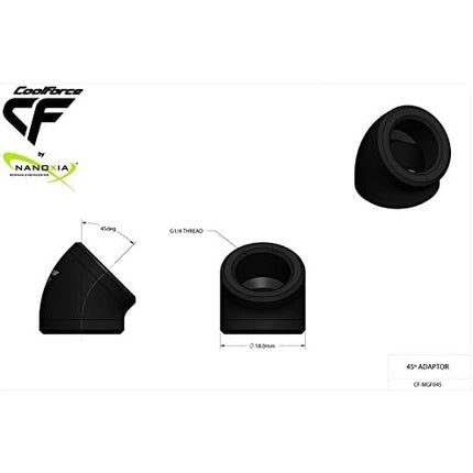 Nanoxia Coolforce 45 Connection Powered by Double G1/4 Internal Thread - Maison des fragrances