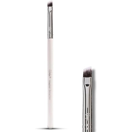 Nanshy Brow Brush and Angled Eyeliner Brush 2 - in - 1 Detailer Multi Purpose Eyebrow Brush - Thin Fine Line Eye Brow Brush with Precision Fine Angle Tip - Vegan and Cruelty - Free Eye Makeup Brushes - White - Maison des fragrances