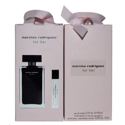 Narciso Rodriguez for Her Set 100ml + 10ml Pure Musc Eau de Parfum for Women - Maison des fragrances