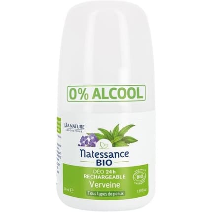 Natessance Deo 24h Verbena Organic Refillable Déodorant (Déo) Mixte 50ml - Maison des fragrances