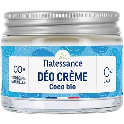 Natessance Organic Coconut Cream Deodorant Déodorant (Déo) Mixte 50g - Maison des fragrances