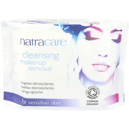 Natracare Cleansing Make Up Removal Wipes for Sensitive Skin 20 Wipes - Maison des fragrances