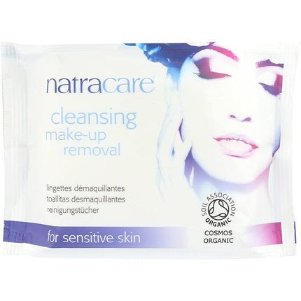 Natracare Cleansing Make Up Removal Wipes for Sensitive Skin 20 Wipes - Maison des fragrances