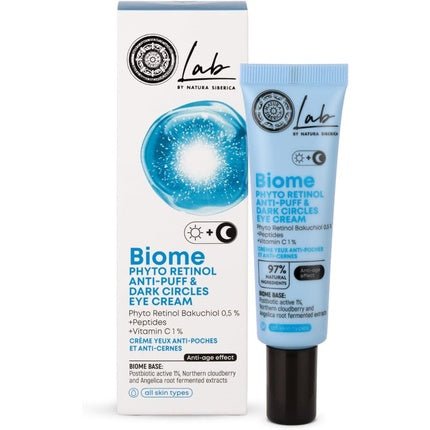 Natura Siberica Lab Biome Phyto Retinol Anti - Puff & Dark Circles Eye Cream 30ml - Maison des fragrances