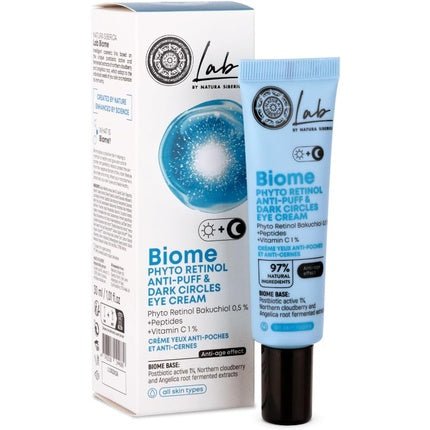 Natura Siberica Lab Biome Phyto Retinol Anti - Puff & Dark Circles Eye Cream 30ml - Maison des fragrances