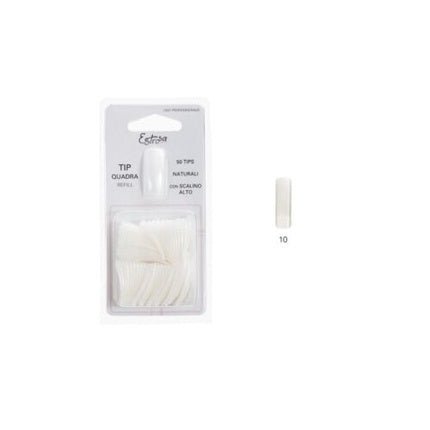Natural Nail Tip + Step N° 10 50 Pieces - Pack of 7560 - Maison des fragrances