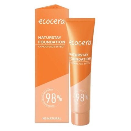 Naturstay Natural Concealing Foundation N3 Natural 30ml - Maison des fragrances