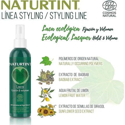 Naturtint Fixative Spray More Volume and Shine with Baobab Extract 175ml - Maison des fragrances