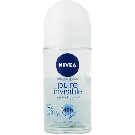 Nivea Deodorant - Roll-On Pure Invisible 50 Ml Nivea