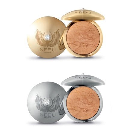 Nebu Milano Baked Face & Body Satin Sparkle G01 Aura Color Gold - Maison des fragrances