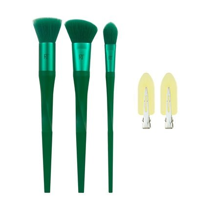 Nectar Pop Glazed Daze Face Makeup Brush Kit Collection - Set of 4 Brushes Real Techniques - Maison des fragrances