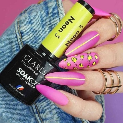 Neon UV Nail Polish 5ml Claresa - Pack of 3 - Maison des fragrances