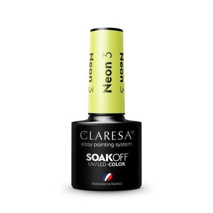 Neon UV Nail Polish 5ml Claresa - Pack of 3 - Maison des fragrances